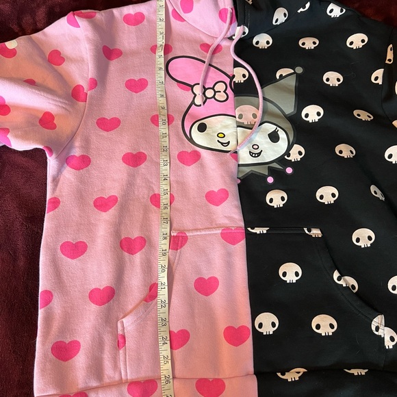 Dumbgood Sanrio Kuromi & My Melody Pullover Hoodie - Picture 5 of 10